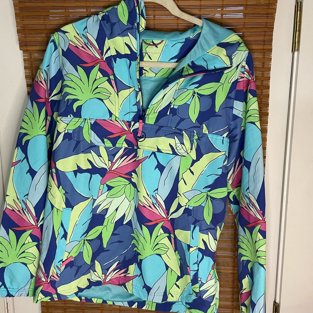 Vineyard Vines La Palmeraie Island Anorak Rain Jacket